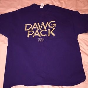 University of Washington Tee with fight song